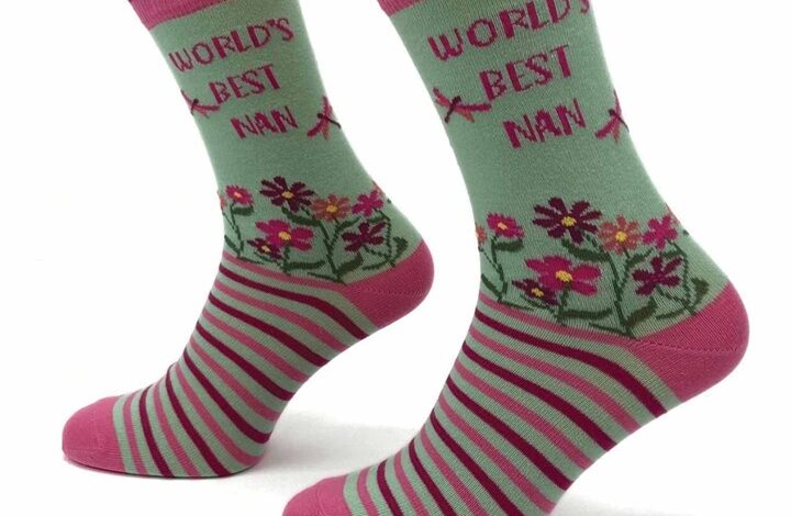 Worlds Best Nan Socks - Size 4 - 8