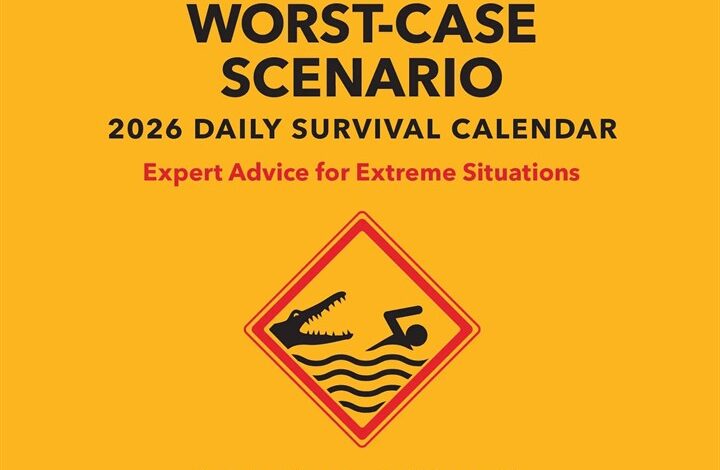 Worst Case Scenario Desk Calendar 2026