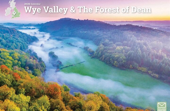 Wye Valley & The Forest Of Dean A4 Calendar 2026