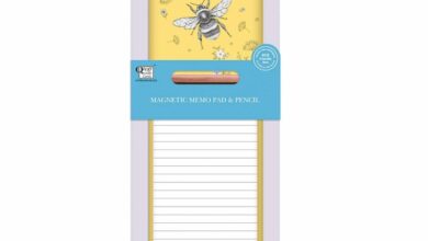 Yellow Bee Magnetic Memo Pad