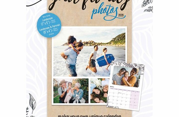 Your Family Photos A4 Calendar 2026