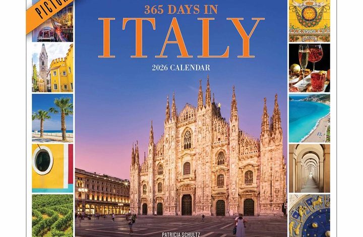 365 Days In Italy Deluxe Calendar 2026