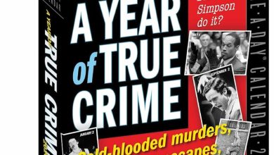 A Year of True Crime Desk Calendar 2026