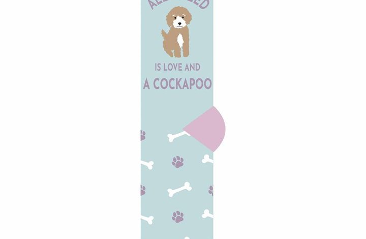 All I Need is Love and a Cockapoo Socks - Size 4 - 8