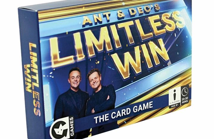 Ant & Dec Limitless Win Card Game