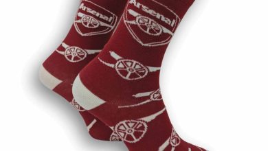 Arsenal FC Cannon Repeat Print Socks - Size 4 - 6