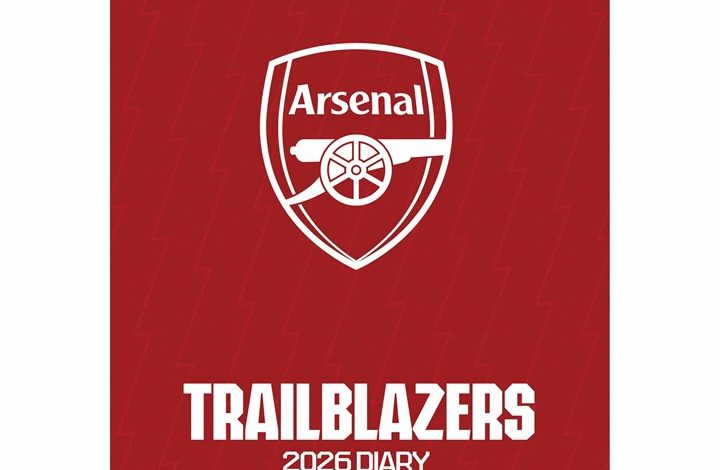 Arsenal FC Trailblazers A5 Diary 2026