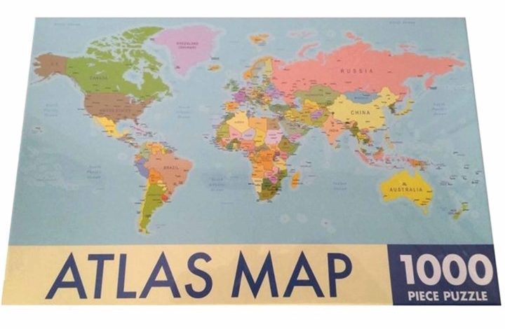 Atlas Map Jigsaw