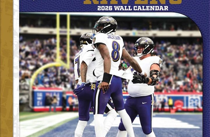 Baltimore Ravens NFL Calendar 2026