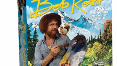 Bob Ross Desk Calendar 2026