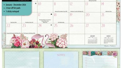 Botanical Gardens Memo Mate Calendar 2026