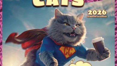 Caffeine Cats Calendar 2026