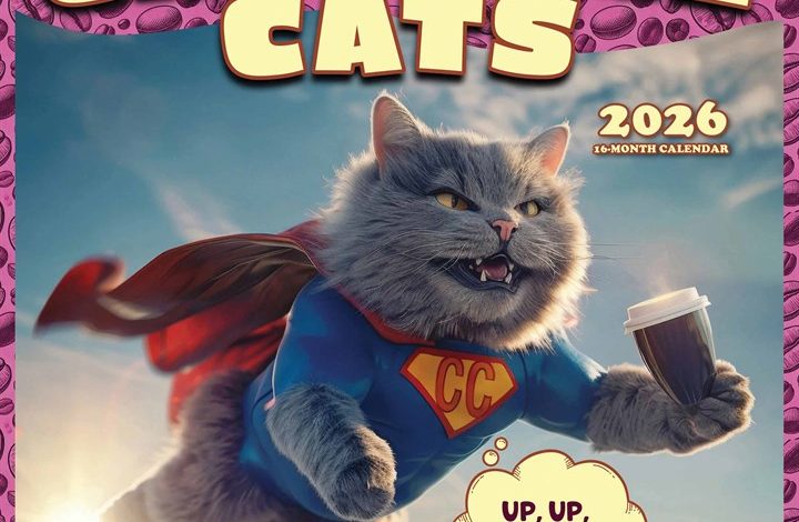Caffeine Cats Calendar 2026