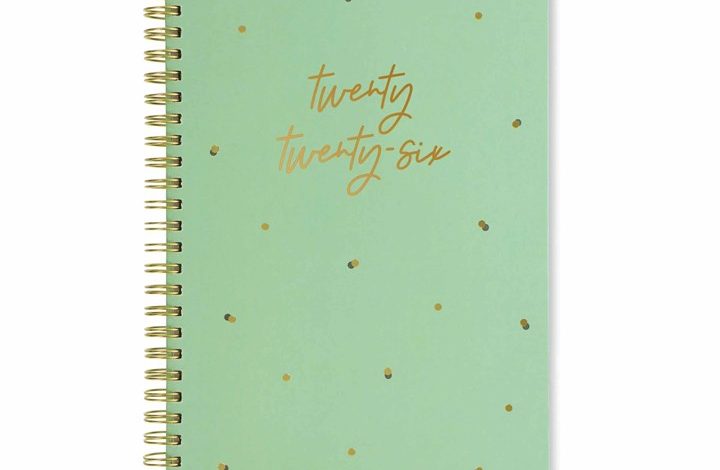 Celebrate Mint A5 Diary 2026