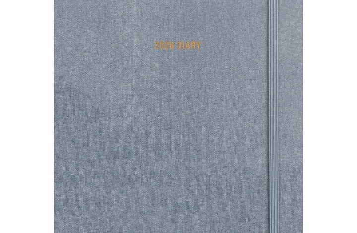 Charcoal Soft Touch A5 Diary 2026