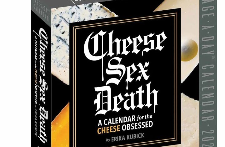 Cheese Sex Death Desk Calendar 2026