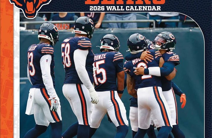 Chicago Bears NFL Calendar 2026