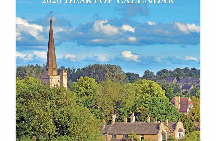 Cotswolds Desk Calendar 2026