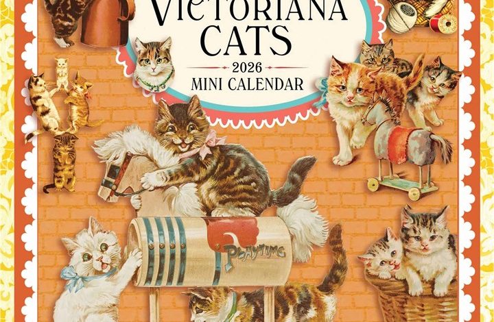 Cynthia Harts Victoriana Cats Mini Calendar 2026