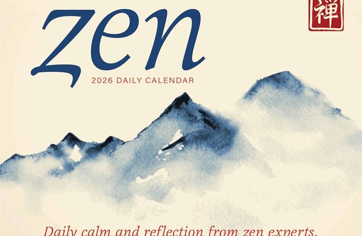 Daily Zen Desk Calendar 2026