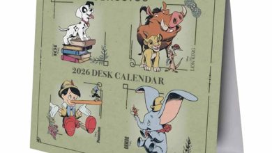 Disney Classics Easel Desk Calendar 2026