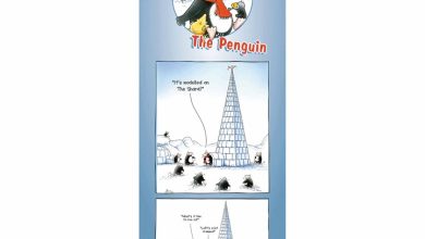 Eric The Penguin Slim Calendar 2026