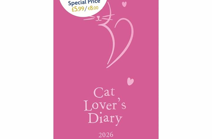 Fashion Diary Cat Lover Slim Diary 2026