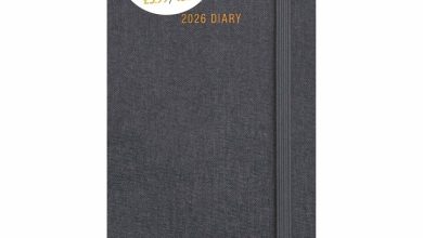 Fashion Diary Charcoal Slim Diary 2026