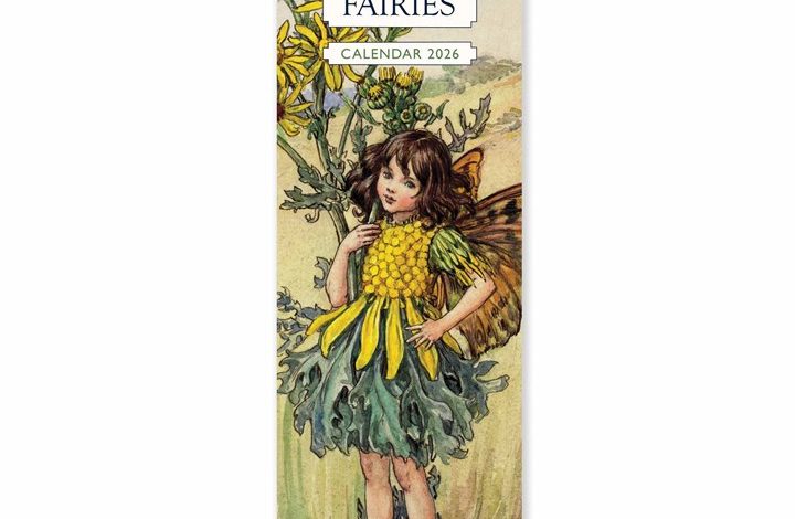 Flower Fairies Slim Calendar 2026
