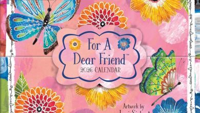 For A Dear Friend Mini Desk Calendar 2026