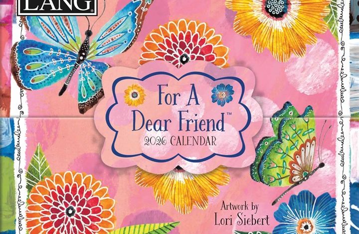 For A Dear Friend Mini Desk Calendar 2026