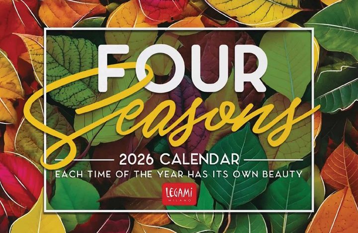 Four Seasons Mini Calendar 2026