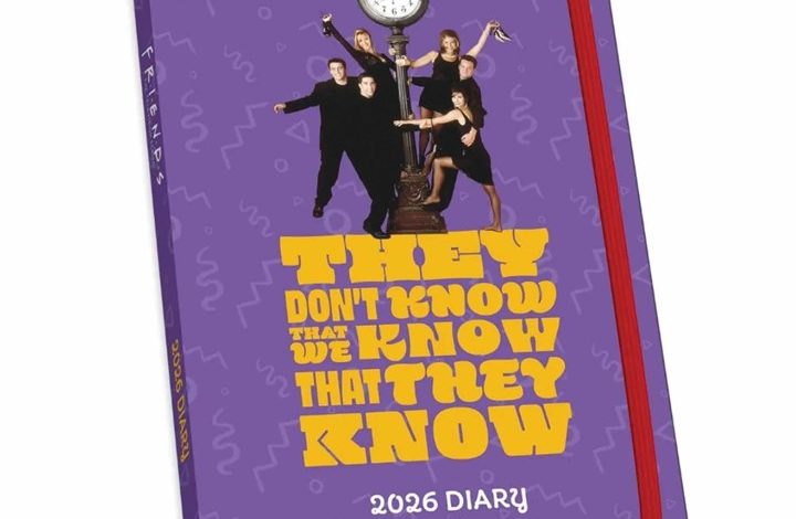 Friends A5 Diary 2026
