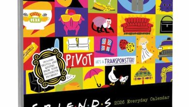 Friends Desk Calendar 2026