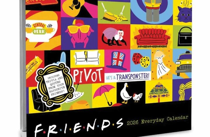 Friends Desk Calendar 2026