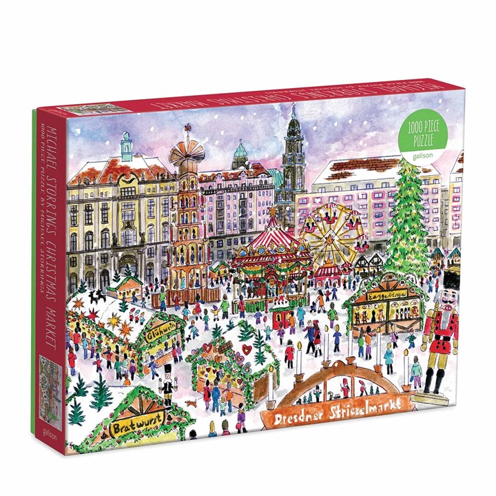 Galison, Michael Storrings Christmas Market Jigsaw