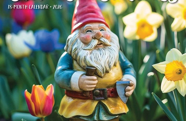 Garden Gnomes Calendar 2026