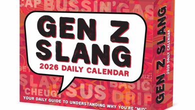 Gen Z Slang Desk Calendar 2026