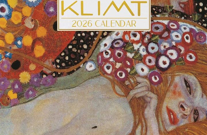 Gustav Klimt Mini Calendar 2026