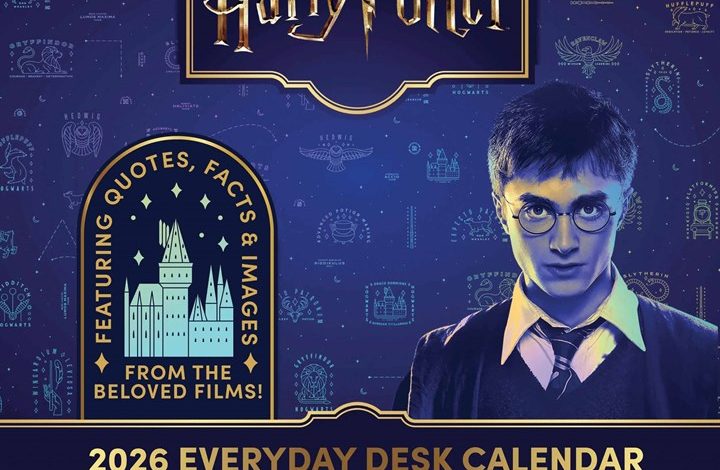Harry Potter Desk Calendar 2026