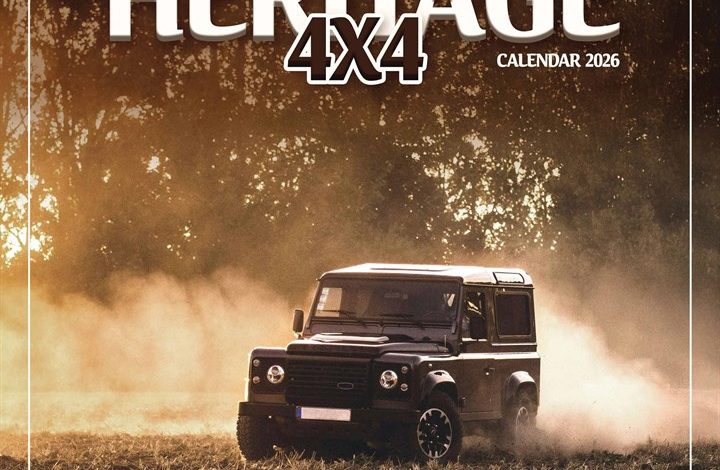 Heritage 4x4 Landrover Calendar 2026