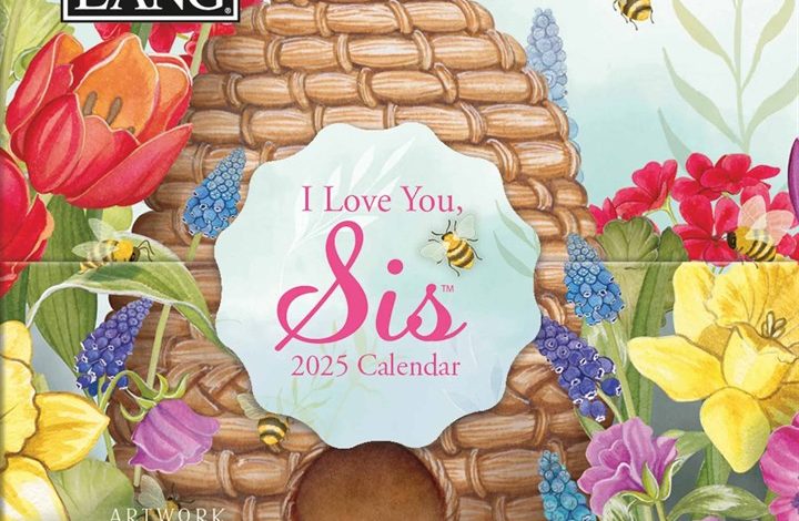 I Love You Sis Mini Desk Calendar 2026
