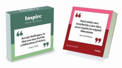 Inspire Desk Calendar 2026