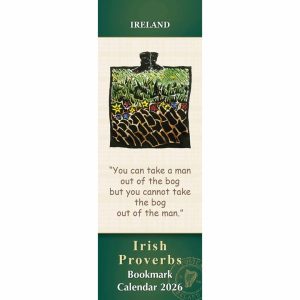 Irish Proverbs Bookmark Calendar 2026