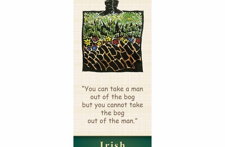 Irish Proverbs Bookmark Calendar 2026