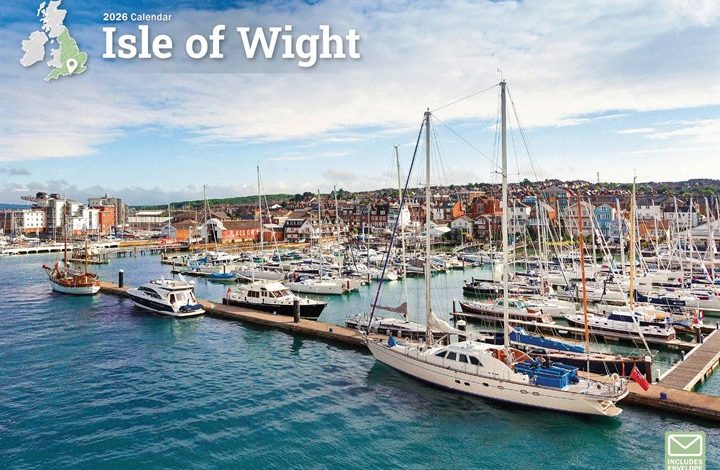 Isle Of Wight A4 Calendar 2026