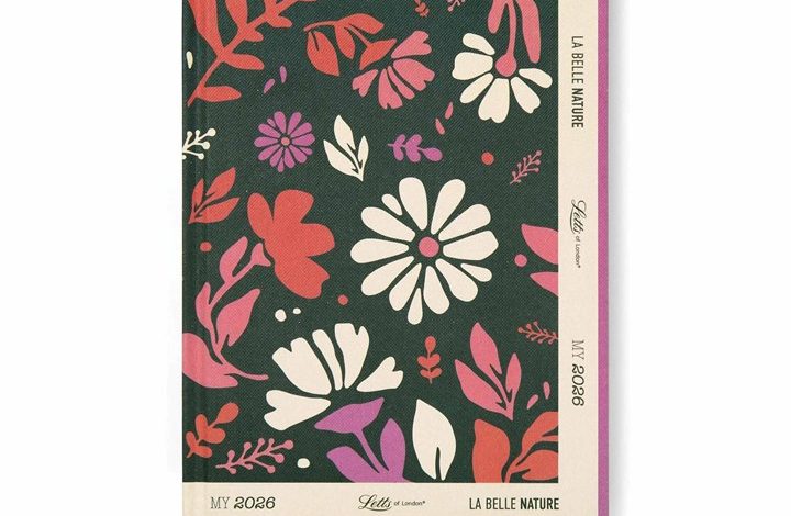 La Belle Nature Pink A5 Diary 2026