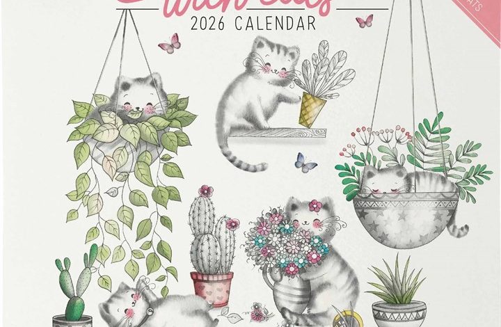 Life is Better With Cats Calendar 2026