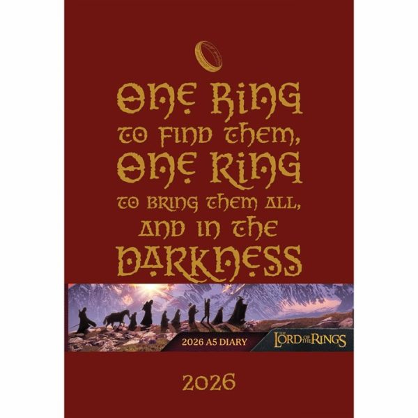 Lord of the Rings A5 Diary 2026