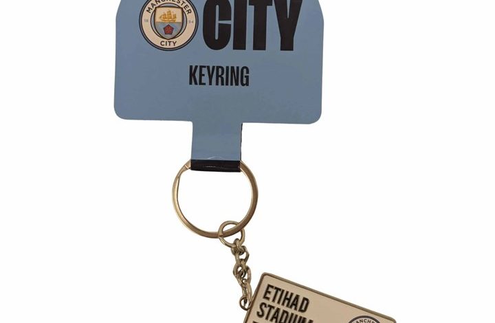 Manchester City FC Street Sign Keyring